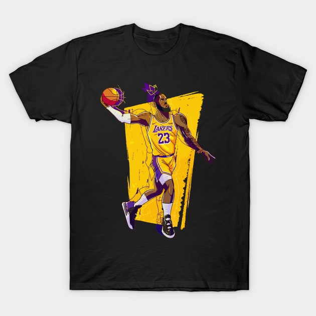 King James Art T-Shirt by Ken Asahvey